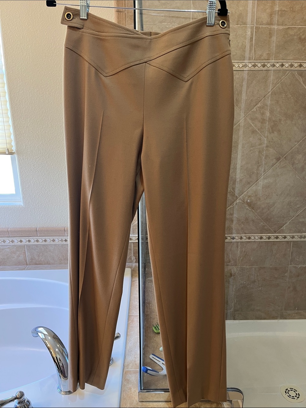 Escada Camel/Tan Tailored Dress Trousers